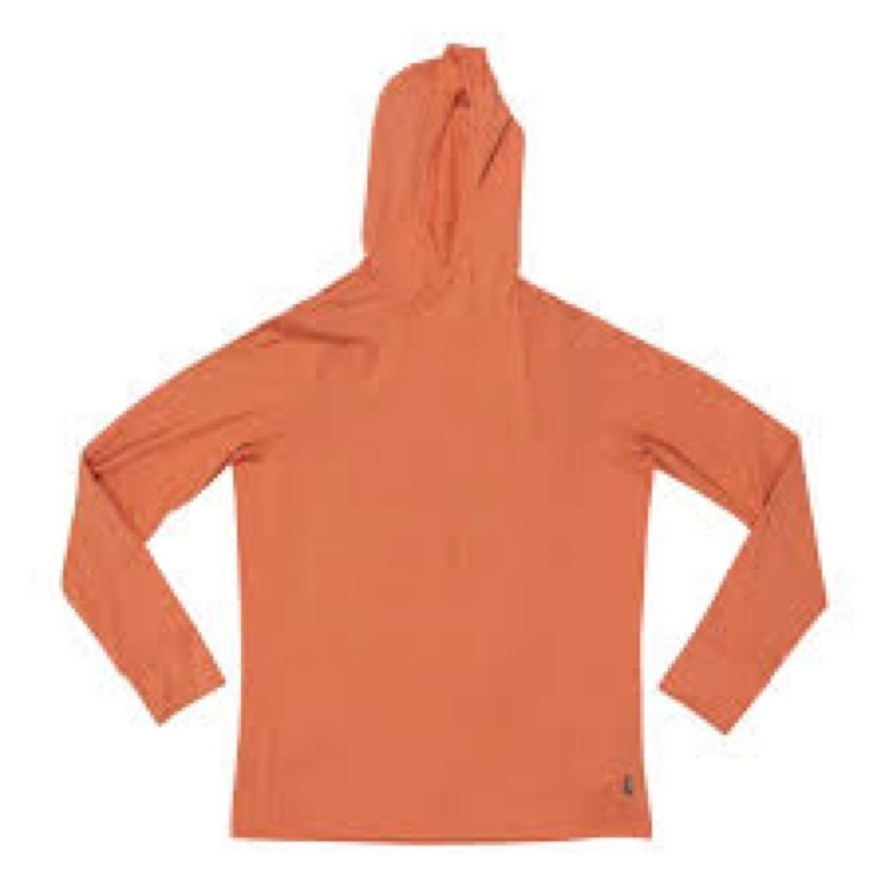 REI Long Sleeve Hoodie Sahara Shade, in washed orange size Large (14-16)NWT